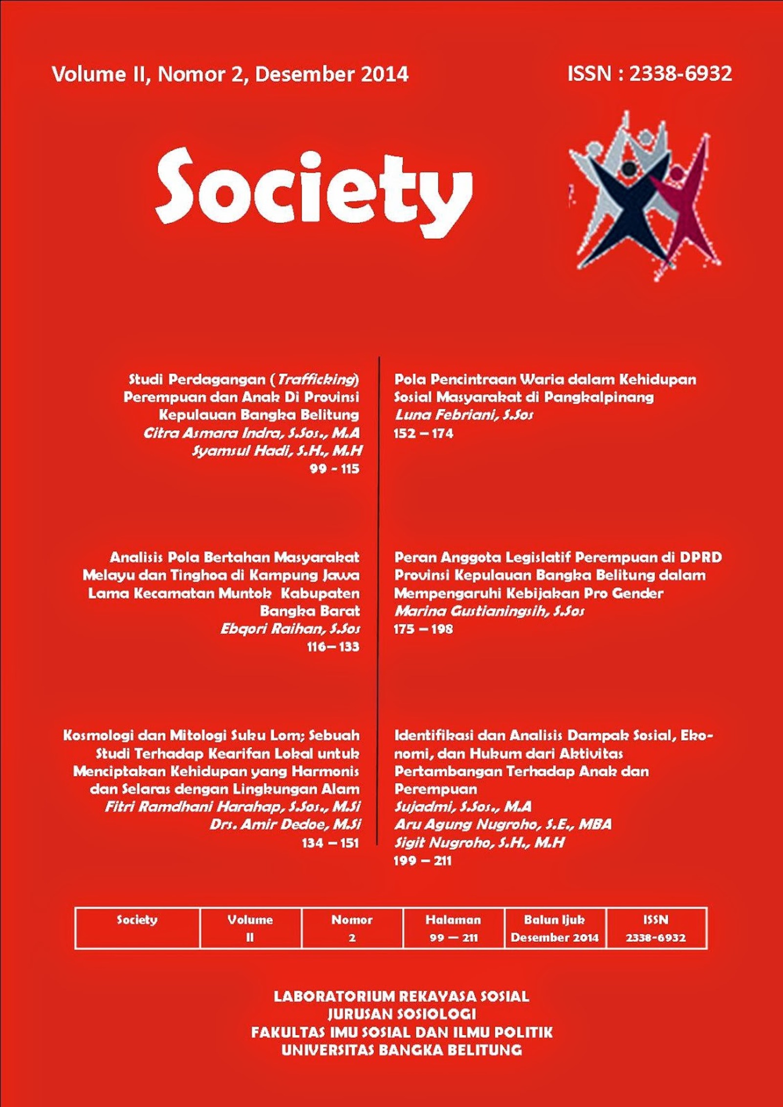 Jurnal Society Volume 2 Nomor 2#Desember 2014